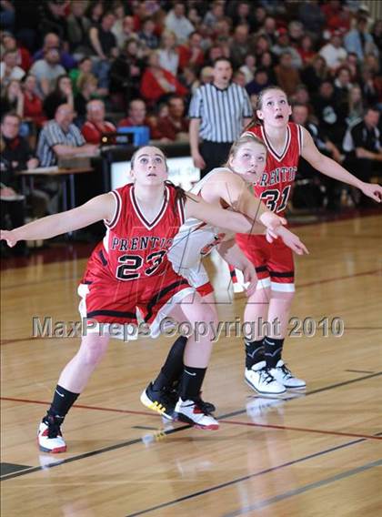 Thumbnail 2 in Prentice vs Owen-Withee (WIAA D4 Sectional Semifinal)  photogallery.