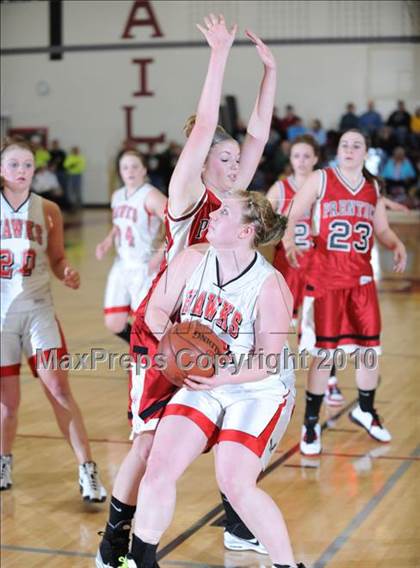 Thumbnail 3 in Prentice vs Owen-Withee (WIAA D4 Sectional Semifinal)  photogallery.