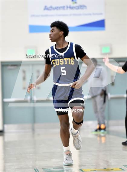 Thumbnail 2 in Spruce Creek vs Eustis (Gus Gibbs Holiday Tournament) photogallery.