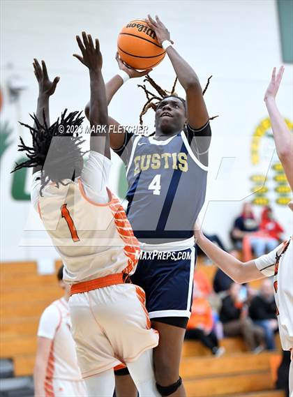 Thumbnail 2 in Spruce Creek vs Eustis (Gus Gibbs Holiday Tournament) photogallery.