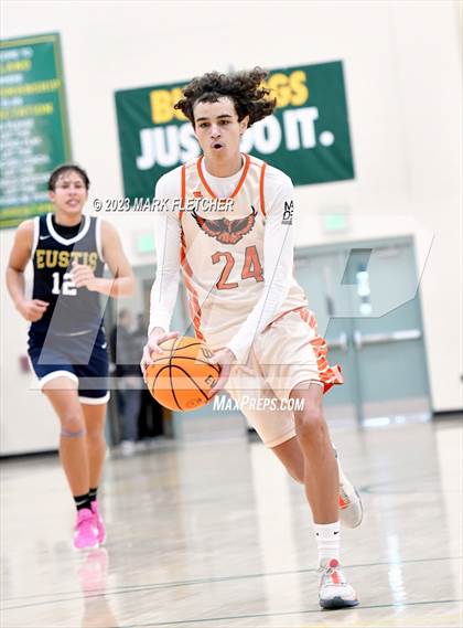 Thumbnail 1 in Spruce Creek vs Eustis (Gus Gibbs Holiday Tournament) photogallery.