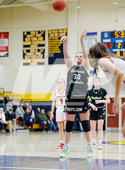 Thumbnail 3 in Somers vs. Northwest Catholic (CIAC Class S Semifinal) photogallery.