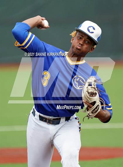 Thumbnail 1 in Corsicana vs. Ennis (UIL 5A Quarterfinal) photogallery.