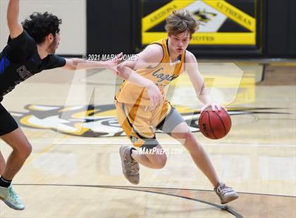 Thumbnail 1 in Phoenix Country Day vs. Arizona Lutheran Academy (Coyotes Basketball Invitational - Final) photogallery.