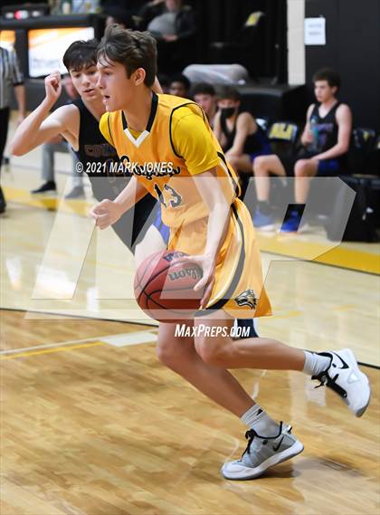 Thumbnail 2 in Phoenix Country Day vs. Arizona Lutheran Academy (Coyotes Basketball Invitational - Final) photogallery.