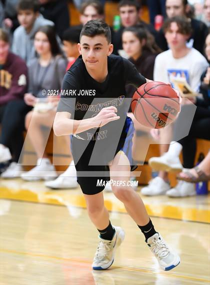Thumbnail 1 in Phoenix Country Day vs. Arizona Lutheran Academy (Coyotes Basketball Invitational - Final) photogallery.