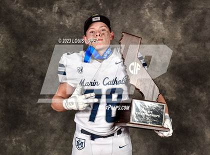 Thumbnail 3 in Marin Catholic vs. Mayfair (CIF State D3A Championship Trophy Awards) photogallery.