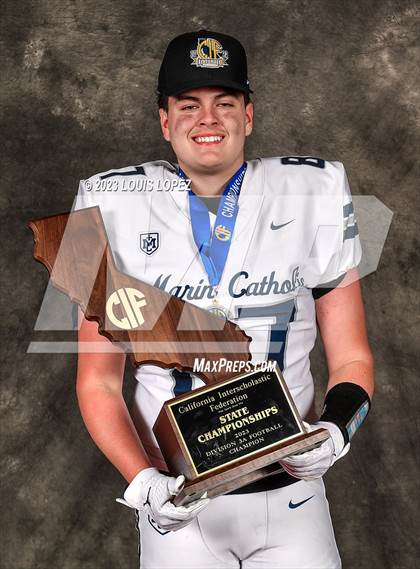Thumbnail 1 in Marin Catholic vs. Mayfair (CIF State D3A Championship Trophy Awards) photogallery.