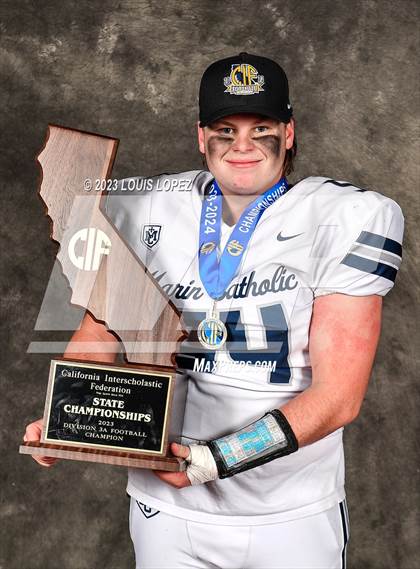 Thumbnail 3 in Marin Catholic vs. Mayfair (CIF State D3A Championship Trophy Awards) photogallery.