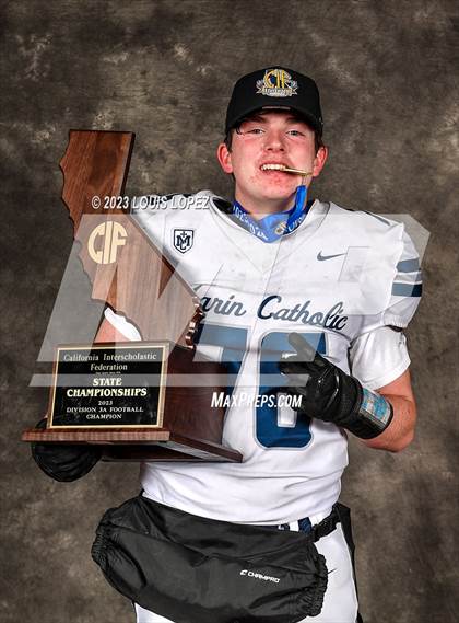 Thumbnail 3 in Marin Catholic vs. Mayfair (CIF State D3A Championship Trophy Awards) photogallery.