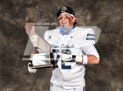 Thumbnail 2 in Marin Catholic vs. Mayfair (CIF State D3A Championship Trophy Awards) photogallery.