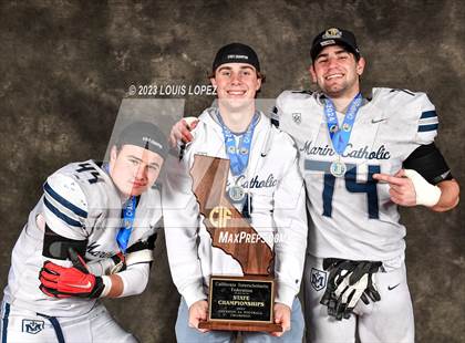 Thumbnail 2 in Marin Catholic vs. Mayfair (CIF State D3A Championship Trophy Awards) photogallery.