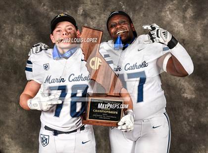 Thumbnail 2 in Marin Catholic vs. Mayfair (CIF State D3A Championship Trophy Awards) photogallery.