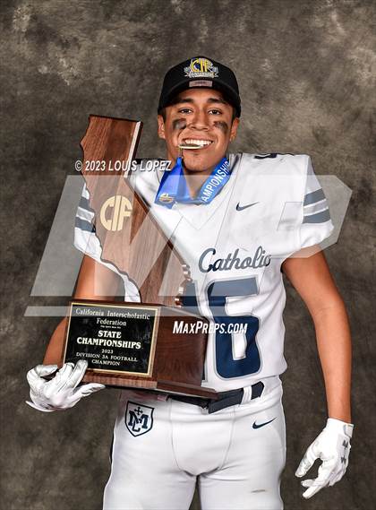 Thumbnail 2 in Marin Catholic vs. Mayfair (CIF State D3A Championship Trophy Awards) photogallery.