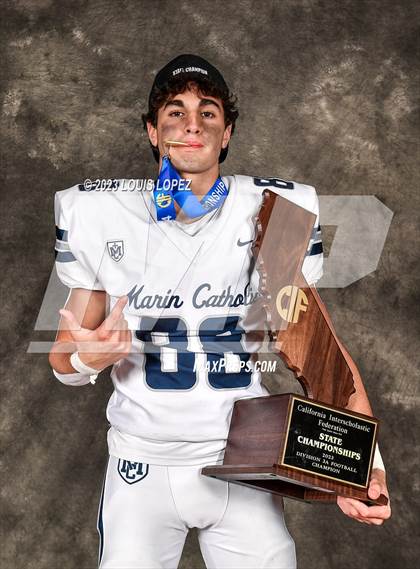 Thumbnail 3 in Marin Catholic vs. Mayfair (CIF State D3A Championship Trophy Awards) photogallery.