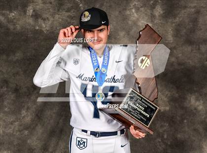 Thumbnail 3 in Marin Catholic vs. Mayfair (CIF State D3A Championship Trophy Awards) photogallery.