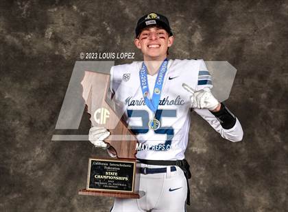 Thumbnail 1 in Marin Catholic vs. Mayfair (CIF State D3A Championship Trophy Awards) photogallery.