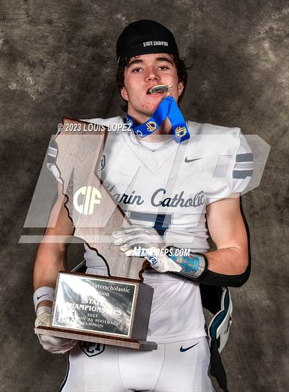 Thumbnail 1 in Marin Catholic vs. Mayfair (CIF State D3A Championship Trophy Awards) photogallery.