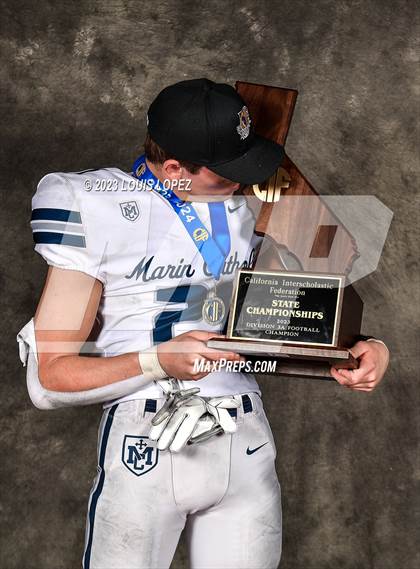 Thumbnail 1 in Marin Catholic vs. Mayfair (CIF State D3A Championship Trophy Awards) photogallery.