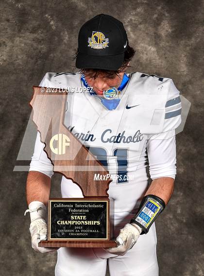 Thumbnail 2 in Marin Catholic vs. Mayfair (CIF State D3A Championship Trophy Awards) photogallery.