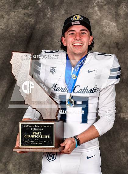 Thumbnail 1 in Marin Catholic vs. Mayfair (CIF State D3A Championship Trophy Awards) photogallery.