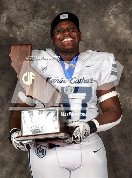 Thumbnail 3 in Marin Catholic vs. Mayfair (CIF State D3A Championship Trophy Awards) photogallery.