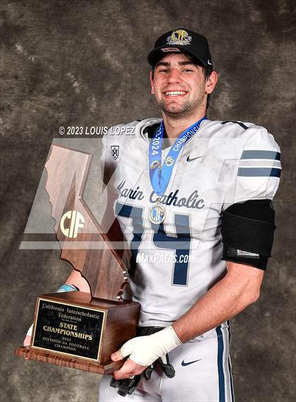 Thumbnail 1 in Marin Catholic vs. Mayfair (CIF State D3A Championship Trophy Awards) photogallery.