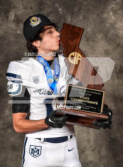 Thumbnail 1 in Marin Catholic vs. Mayfair (CIF State D3A Championship Trophy Awards) photogallery.
