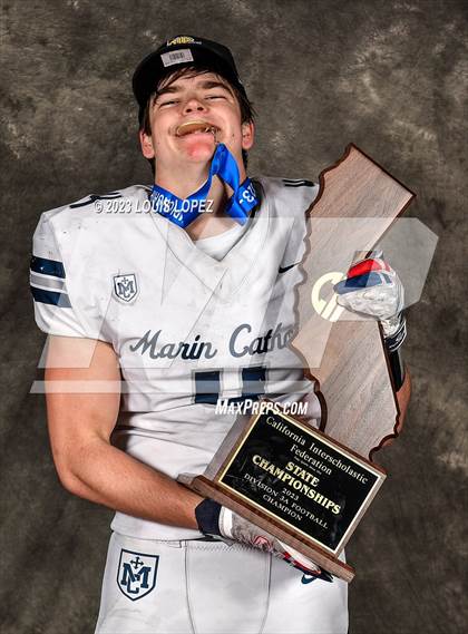 Thumbnail 1 in Marin Catholic vs. Mayfair (CIF State D3A Championship Trophy Awards) photogallery.