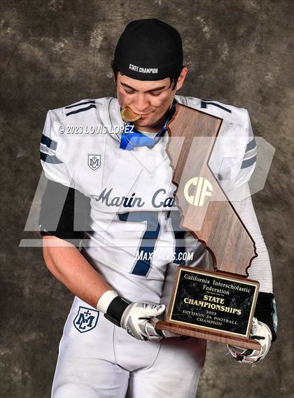 Thumbnail 2 in Marin Catholic vs. Mayfair (CIF State D3A Championship Trophy Awards) photogallery.