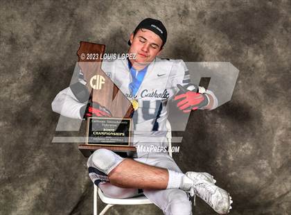 Thumbnail 1 in Marin Catholic vs. Mayfair (CIF State D3A Championship Trophy Awards) photogallery.