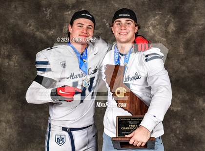 Thumbnail 1 in Marin Catholic vs. Mayfair (CIF State D3A Championship Trophy Awards) photogallery.