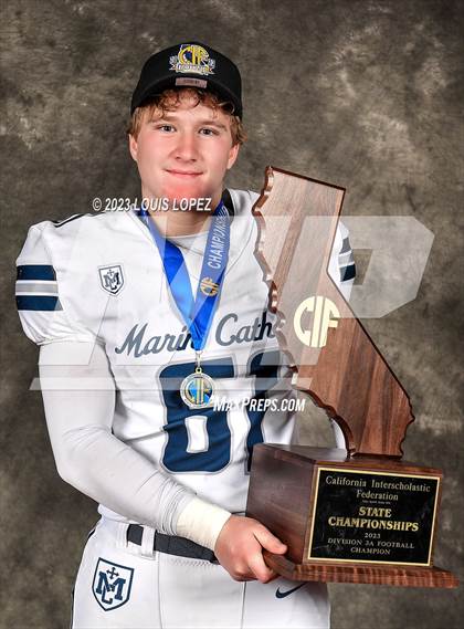 Thumbnail 3 in Marin Catholic vs. Mayfair (CIF State D3A Championship Trophy Awards) photogallery.