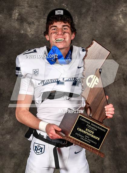 Thumbnail 1 in Marin Catholic vs. Mayfair (CIF State D3A Championship Trophy Awards) photogallery.