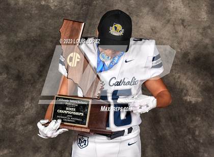 Thumbnail 1 in Marin Catholic vs. Mayfair (CIF State D3A Championship Trophy Awards) photogallery.