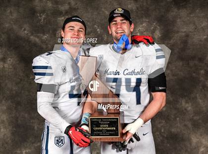 Thumbnail 3 in Marin Catholic vs. Mayfair (CIF State D3A Championship Trophy Awards) photogallery.