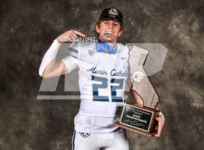 Thumbnail 1 in Marin Catholic vs. Mayfair (CIF State D3A Championship Trophy Awards) photogallery.