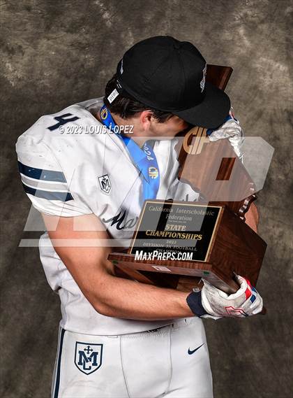 Thumbnail 2 in Marin Catholic vs. Mayfair (CIF State D3A Championship Trophy Awards) photogallery.