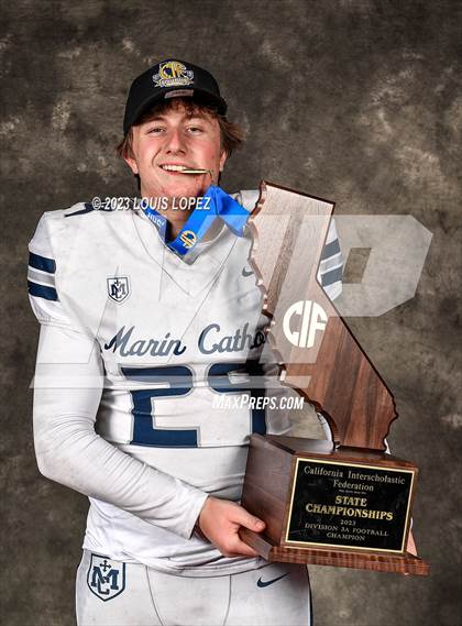 Thumbnail 3 in Marin Catholic vs. Mayfair (CIF State D3A Championship Trophy Awards) photogallery.