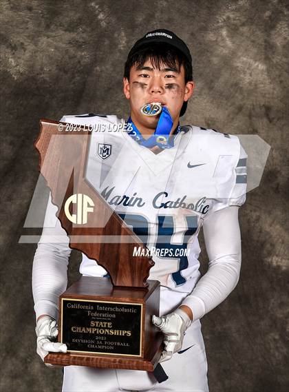 Thumbnail 1 in Marin Catholic vs. Mayfair (CIF State D3A Championship Trophy Awards) photogallery.