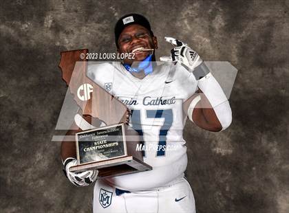 Thumbnail 1 in Marin Catholic vs. Mayfair (CIF State D3A Championship Trophy Awards) photogallery.