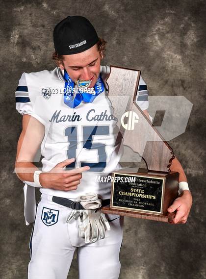 Thumbnail 1 in Marin Catholic vs. Mayfair (CIF State D3A Championship Trophy Awards) photogallery.