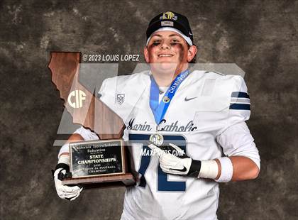 Thumbnail 1 in Marin Catholic vs. Mayfair (CIF State D3A Championship Trophy Awards) photogallery.