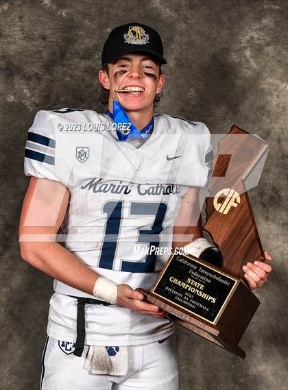 Thumbnail 1 in Marin Catholic vs. Mayfair (CIF State D3A Championship Trophy Awards) photogallery.