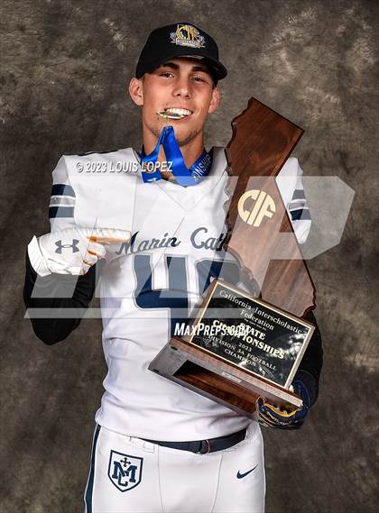 Thumbnail 1 in Marin Catholic vs. Mayfair (CIF State D3A Championship Trophy Awards) photogallery.