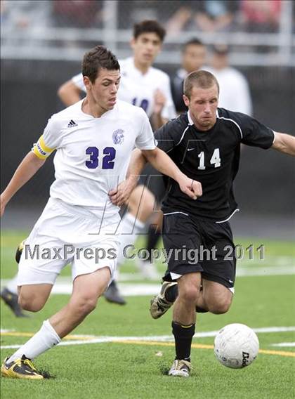 Thumbnail 1 in Downers Grove North @ Hinsdale South (Regional Playoff) photogallery.