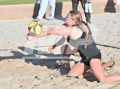 Thumbnail 1 in Arcadia vs. Salpointe Catholic (AIA DII Pairs Semifinal) photogallery.