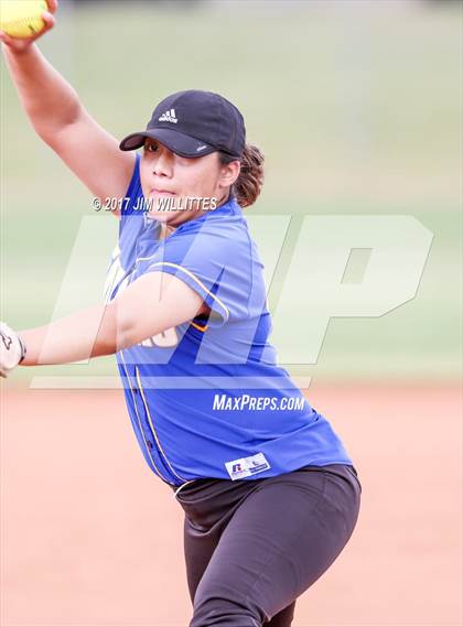 Thumbnail 3 in Valley Lutheran vs Carl Hayden Community (Chandler Prep Softball Classic)  photogallery.