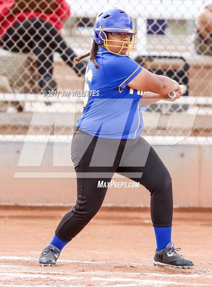 Thumbnail 3 in Valley Lutheran vs Carl Hayden Community (Chandler Prep Softball Classic)  photogallery.