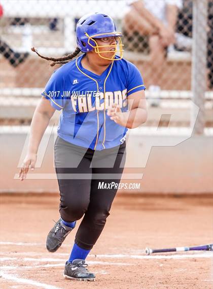 Thumbnail 2 in Valley Lutheran vs Carl Hayden Community (Chandler Prep Softball Classic)  photogallery.